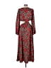 Endless Rose 100% Polyester Paisley Red Casual Dress Size S - photo 2
