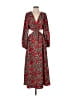 Endless Rose 100% Polyester Paisley Red Casual Dress Size S - photo 1