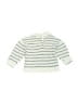 Unbranded 100% Cotton Stripes White Pullover Sweater Size 3-6 mo - photo 2