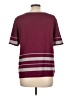 Collection Burgundy Short Sleeve Top Size 12 - photo 2
