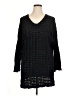 LAINEY 100% Rayon Black Pullover Sweater Size XL (estimated) - photo 1