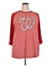 Majestic Red 3/4 Sleeve T-Shirt Size 2X - photo 1