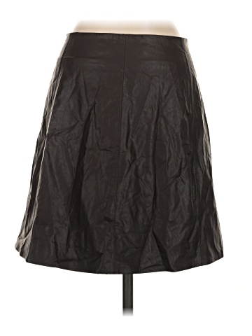 Zara Faux Leather Skirt (view 2)