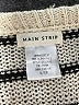 Main Strip 100% Acrylic Stripes Ivory Pullover Sweater Size S - photo 7