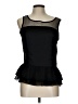 Princess Vera Wang 100% Polyester Black Sleeveless Blouse Size L - photo 1
