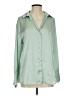 Zara 100% Polyester Green Long Sleeve Blouse Size S - photo 1
