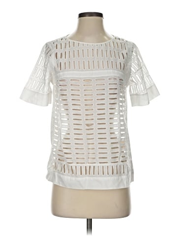 Rebecca Taylor Short Sleeve Blouse (view 1)