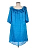 Boston Proper 100% Polyester Blue Casual Dress Size M - photo 2