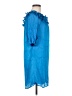 Boston Proper 100% Polyester Blue Casual Dress Size M - photo 4