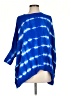 Calvin Klein 100% Cotton Tie-dye Blue Poncho Size S - photo 1