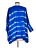 Calvin Klein 100% Cotton Tie-dye Blue Poncho Size S - photo 2
