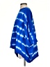 Calvin Klein 100% Cotton Tie-dye Blue Poncho Size S - photo 5