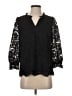 Talbots 100% Polyester Black 3/4 Sleeve Blouse Size XS - photo 1