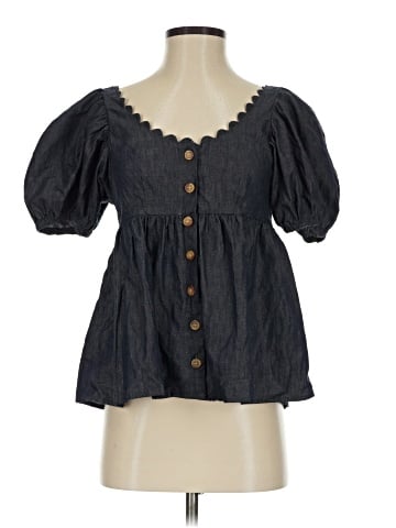 Kika Vargas Short Sleeve Blouse (view 1)