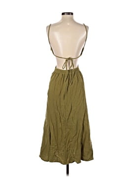 navy blue dress for baby girl Maje Green Polyester Cutout Maxi Dress Size 38 FR main image 1