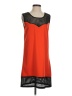 Sweewe 100% Polyester Color Block Orange Cocktail Dress Size Sm - Med - photo 1