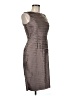 Warehouse Metallic Gray Cocktail Dress Size EU (FR) 38 / US 6 - photo 4