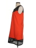 Sweewe 100% Polyester Color Block Orange Cocktail Dress Size Sm - Med - photo 5