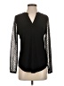 Kasper Black Long Sleeve T-Shirt Size XS - photo 1