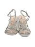 Sam Edelman Metallic Silver Blue Heels Size 8 - photo 2