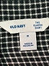 Old Navy 100% Cotton Houndstooth Black Long Sleeve Button-Down Shirt Size M - photo 7