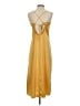 H&M 100% Polyester Yellow Cocktail Dress Size S - photo 2