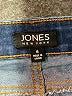 Jones New York Solid Blue Jeans Size 4 - photo 6