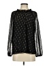 Talbots Black Long Sleeve Blouse Size S - photo 1