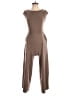 Old Navy Solid Brown Jumpsuit Size S - photo 1