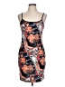 Shein Graphic Orange Cocktail Dress Size L - photo 1