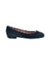 BRENDA ZARO 100% Suede Solid Blue Flats Size EU 39 - photo 1