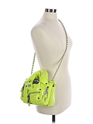 Moschino Patent Leather Biker Crossbody Bag (view 2)