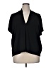 H&M Black Short Sleeve Blouse Size XL - photo 1