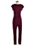 Nine Britton Solid Burgundy Jumpsuit Size S - photo 2