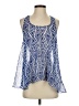 Umgee Blue Sleeveless Blouse Size S - photo 1