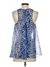 Umgee Blue Sleeveless Blouse Size S - photo 2