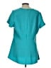Lane Bryant Teal Short Sleeve Blouse Size 12 - photo 2