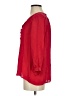Joie 100% Silk Red 3/4 Sleeve Silk Top Size XS - photo 5
