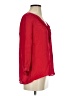 Joie 100% Silk Red 3/4 Sleeve Silk Top Size XS - photo 4