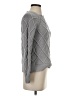 Ann Taylor LOFT Argyle Gray Pullover Sweater Size XXS - photo 4