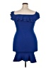 Quiz Blue Cocktail Dress Size 18 - photo 2