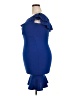 Quiz Blue Cocktail Dress Size 18 - photo 5
