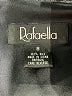 Rafaella 100% Silk Solid Black Long Sleeve Blouse Size 8 - photo 7