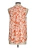 41Hawthorn 100% Polyester Orange Sleeveless Blouse Size M - photo 2