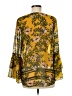 CAbi 100% Polyester Yellow 3/4 Sleeve Blouse Size M - photo 2
