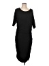 Athleta Solid Black Casual Dress Size L - photo 1