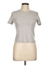 Aveto Gray Short Sleeve Top Size L - photo 1