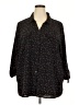 Catherines Stars Black 3/4 Sleeve Blouse Size 2X - photo 1