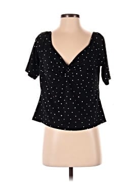Shein Curve Short Sleeve Blouse