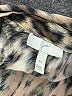 Joie 100% Viscose Animal Print Brown Long Sleeve Blouse Size M - photo 7